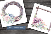 Oh my Succulents watercolor set, an Illustration by Lemaris (Thumbnail 6 of 9)