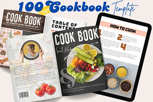 Editable Canva Cookbook Template