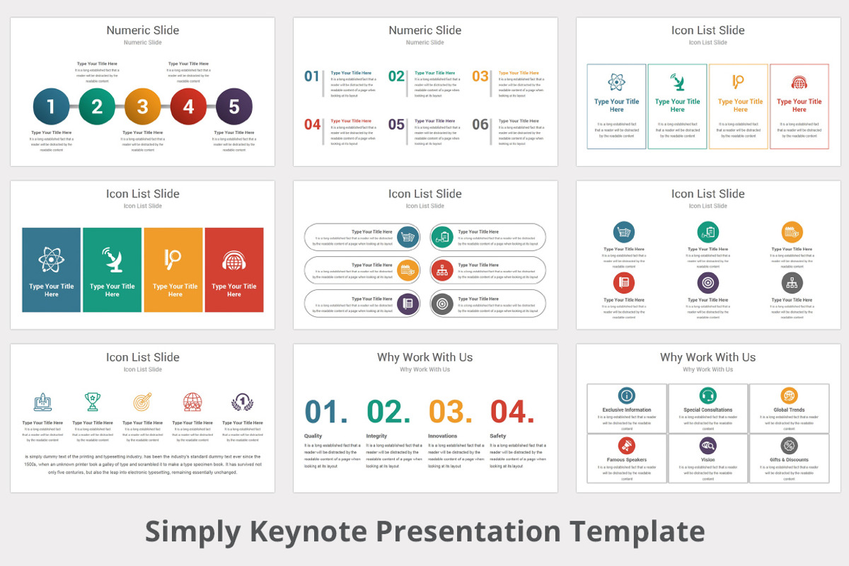 Simply Keynote Template, a Presentation Template by GraphicStan (Photo 11 of 24)