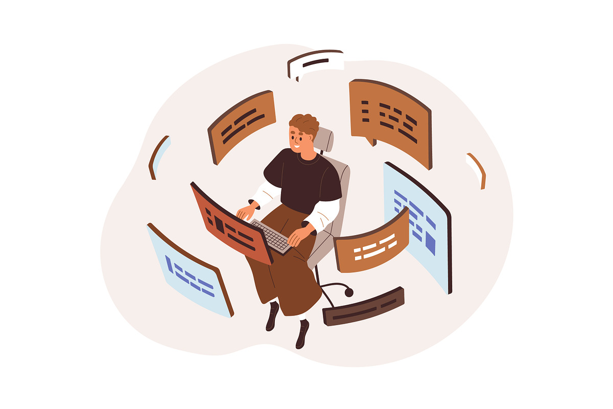 CMS, software architecture concept, a Work Illustration by Good Studio (Photo 5 of 7)