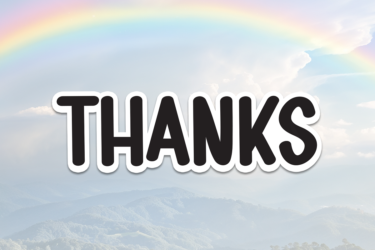 Super Rainbow | Script Font, a Script Font by Scratchones (Photo 8 of 8)