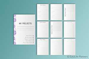 Project Planner A5 Printable PDF