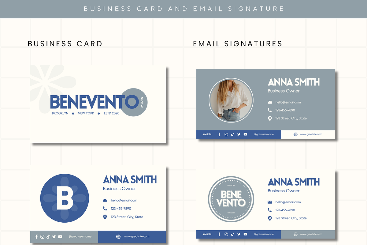 Canva Modern Branding Kit Template, a Branding & Logo Template by Branding Babe Co. (Photo 4 of 9)