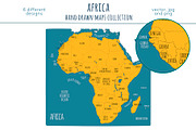 Africa Maps Collection, an Education Illustration by Illustrationsforteachers (Thumbnail 5 of 8)