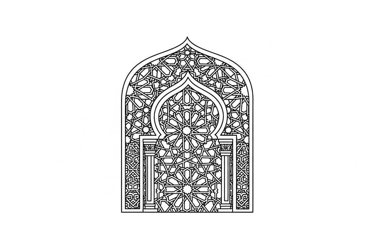 Islamic Arch Window Mandala Bundle, an Illustration by Artivon (Photo 33 of 45)