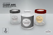 Jars with Metal /Clear Lids Mockup, a Packaging Mockup by INCDesign (Thumbnail 11 of 13)