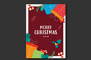 Christmas Greeting Cards Set, a Templates & Theme by studiogstock (Thumbnail 3 of 4)