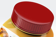 Square Glass Jar Mock-Up, a Product Mockup by DesignRushMarket (Thumbnail 6 of 6)