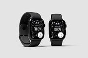 Apple Watch Mockup, a Wearable Device Mockup by seramoe (Thumbnail 5 of 5)