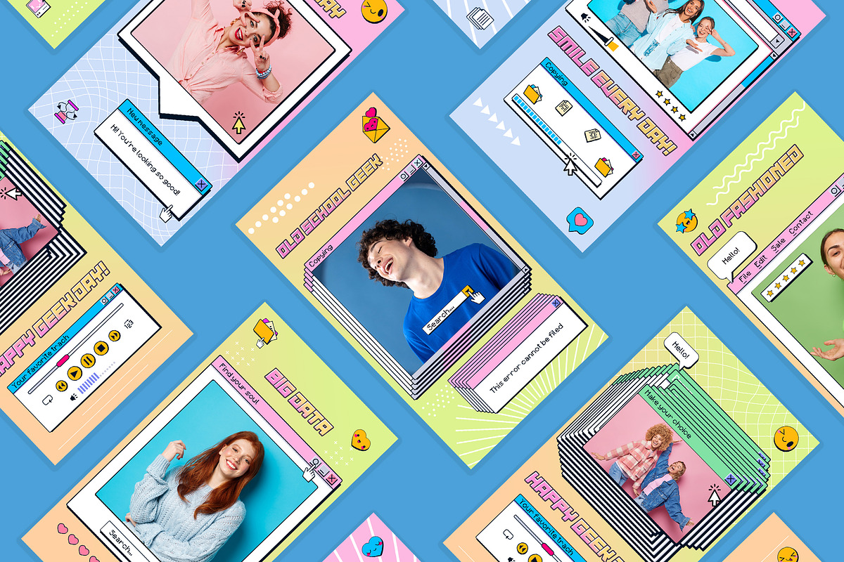 Y2K Instagram Stories, a Design Template by Andrew Skoch Design (Photo 2 of 7)