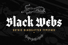Black Webs - Gothic Blackletter Font