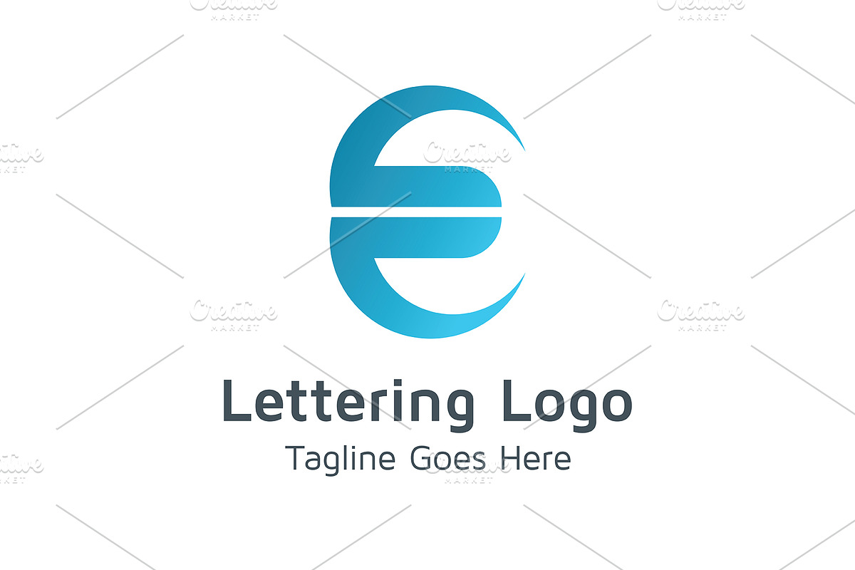 20 Logo Lettering E Template Bundle, a Branding & Logo Template by Acongraphic (Photo 3 of 21)