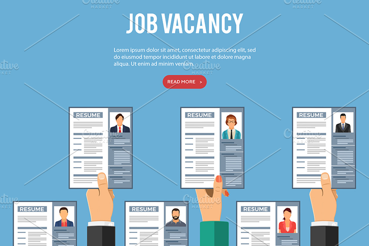 Job Vacancy Employment and Hiring, a Person Illustration by TAlex (Photo 4 of 7)