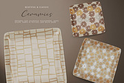Retro Mod Flowers Vector Patterns, a Pattern Graphic by Jennadesigns (Thumbnail 10 of 13)