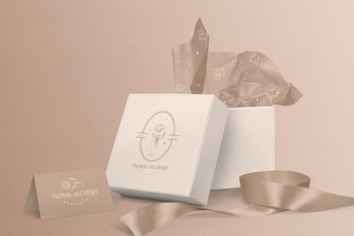 Pre-made Logo Template + Packaging, a Branding & Logo Template by Olya Creative (Photo 9 of 10)