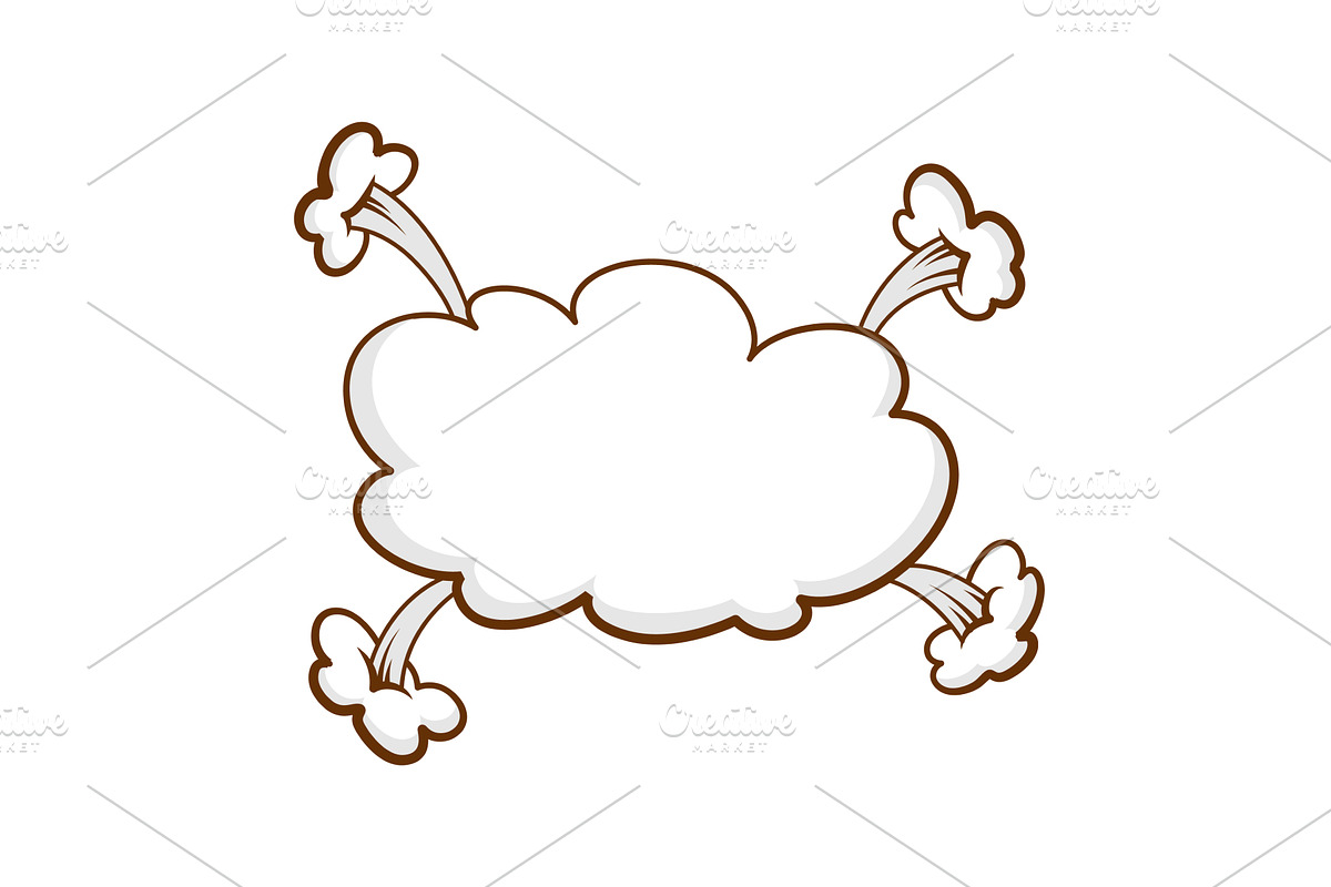 Comics book speech bubble, an Illustration by Things for designers