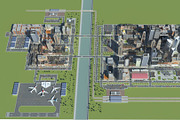 Realistic Lowpoly Simple City VR/AR, an Environmental 3D Model by NOMODOL (Thumbnail 38 of 59)