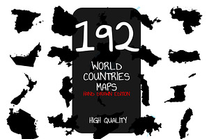 192 World Countries Maps