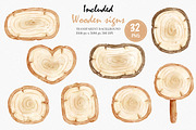 Wooden Signs Clipart, an Illustration by Chonnieartwork (Thumbnail 3 of 5)