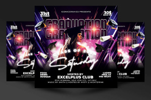 Graduation Flyer, a Flyer Template by RTXdesinger99