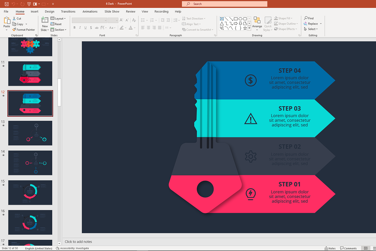 Next Level PowerPoint Presentation, a Presentation Template by Infographics project (Photo 11 of 13)