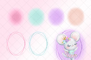 My Cute Ballerina Clipart, a Decorative Illustration by Masha  Studio (Thumbnail 10 of 11)