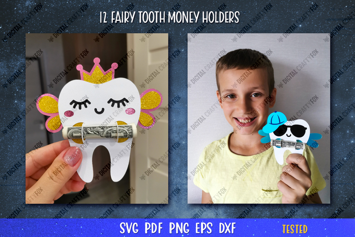 Tooth Fairy Money Holder Bundle, an Illustration by Digital_Craftyfox (Photo 6 of 19)