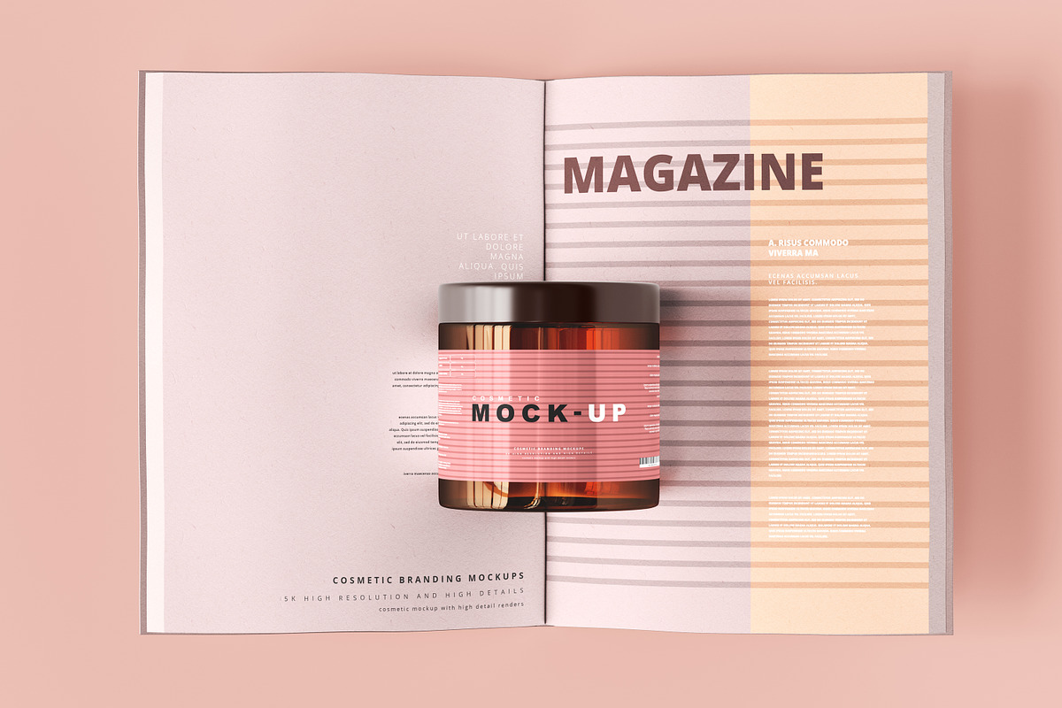 250+ Cosmetic Branding Mockup Bundle, a Cups & Container Mockup by pmvch (Photo 41 of 273)