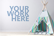 20 PSD. Kids room with frame mockup, a Product Mockup by Radmila (Thumbnail 4 of 5)