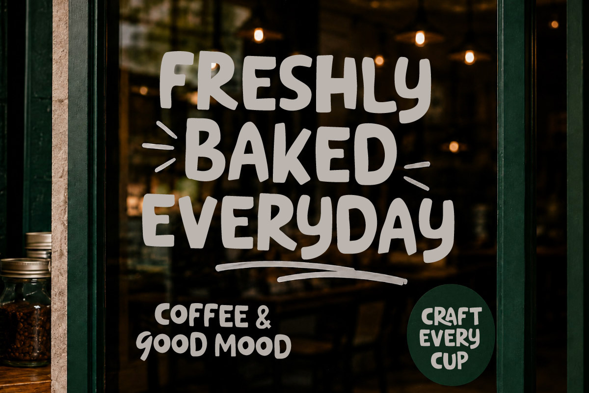 Tharlo Vette - Coffee Display Font, a Handwritten Font by twinstd (Photo 5 of 10)