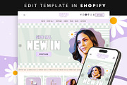 Retro Sage Green Shopify Theme, a Shopify Template by Template Twist Shop (Thumbnail 1 of 8)