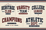 Heritage Varsity, a Script Font by Wow Magic (Thumbnail 3 of 4)