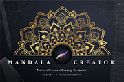 Procreate Mandala Creator Template, a Brush Add-On by Delightful Design (Thumbnail 1 of 11)