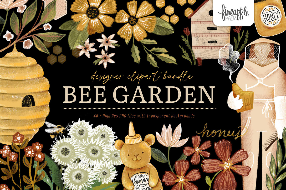 Honey Bee Clipart, an Object Graphic by FINEAPPLE (Photo 1 of 6)