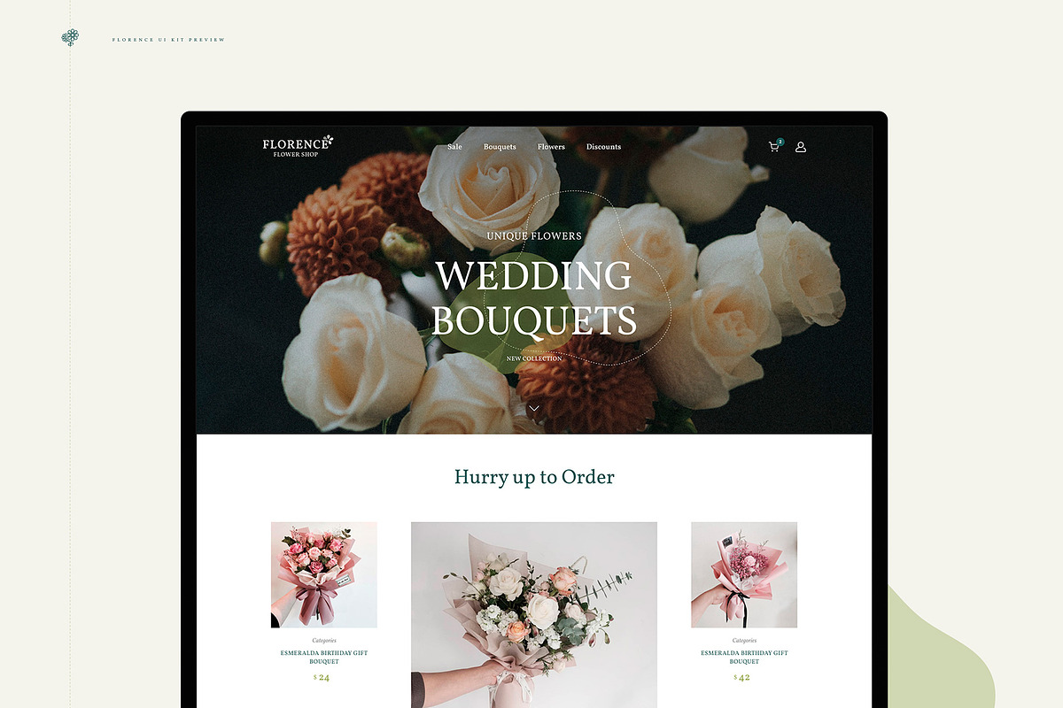Florence - eCommerce Web UI Kit, an UI Kit Template by Creatoly (Photo 3 of 16)