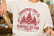 Christmas Tree Farm Vintage PNG, a Seasonal Illustration by Creative Art (Thumbnail 2 of 3)
