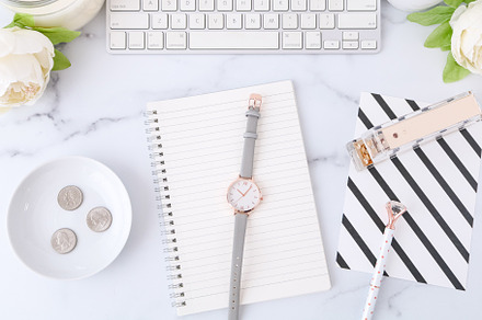 Time and Productivity Stock Photo