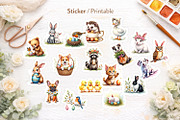 Farmhouse Easter Sublimation PNG, an Illustration by Artnoy (Thumbnail 5 of 8)