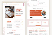 Caroline Showit Website Template, a Marketing Template by Rachel Kick (Thumbnail 3 of 3)