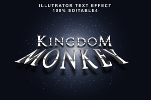 Monkey Kingdom Text Effect Editable