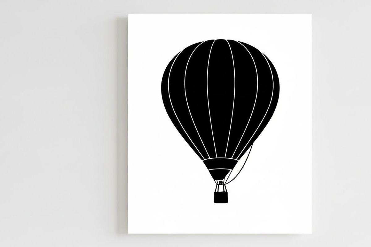 hot air balloon silhouettes, an Illustration by Amazin_art (Photo 6 of 31)