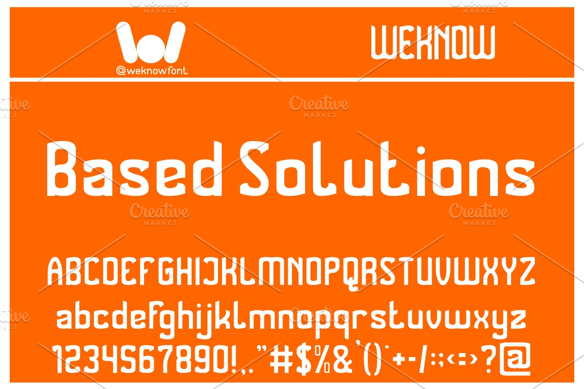The objective font, a Font by weknow (Photo 4 of 5)