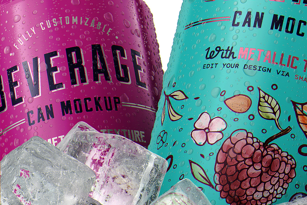 24oz-710ml Can Mockup, an Advertising Mockup by HexenDesigns (Photo 8 of 11)