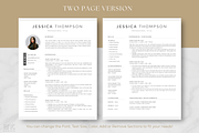 Modern Resume Template - Jessica, a Resume Template by AntDesignStudio (Thumbnail 3 of 9)