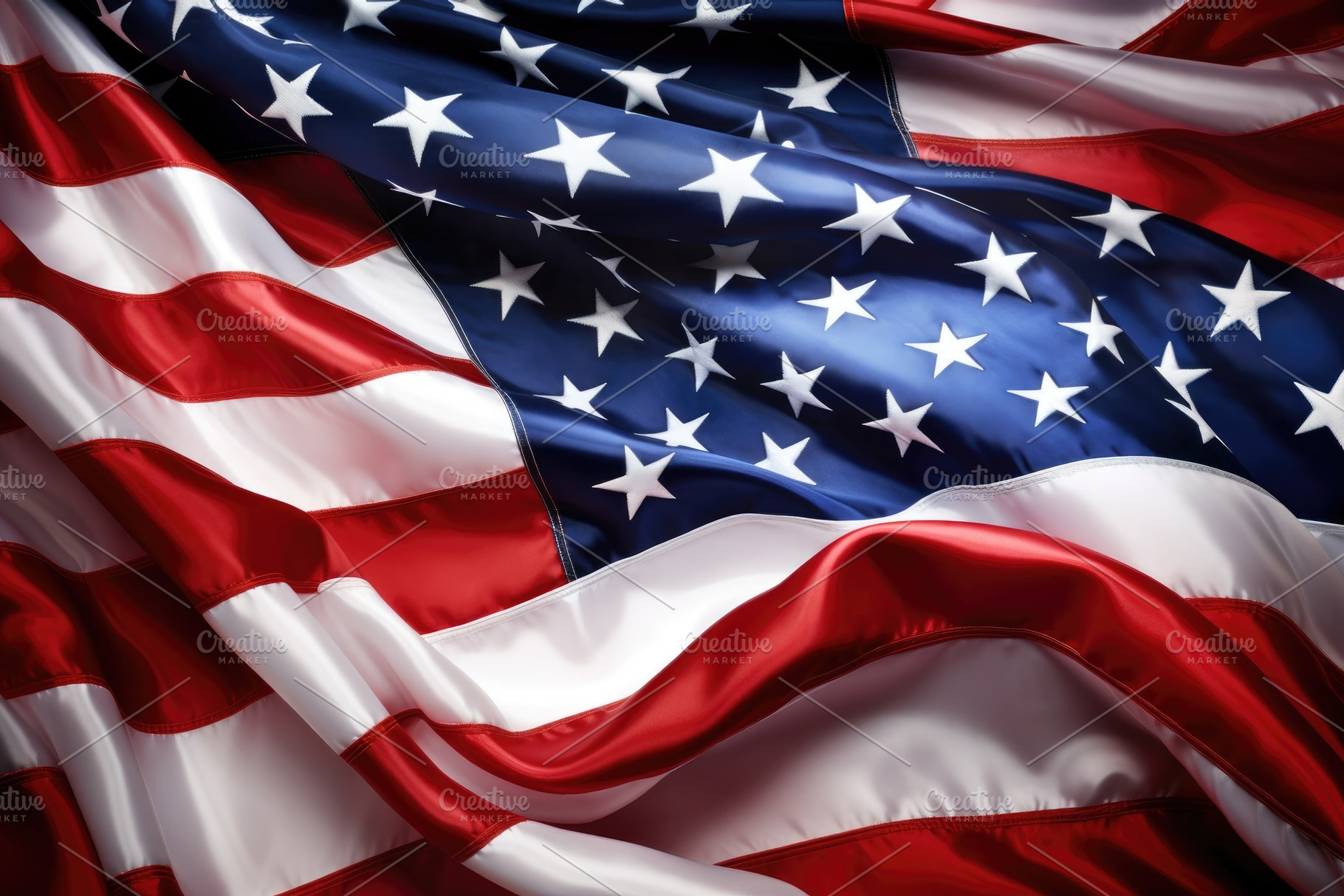 American flag waving in the wind, cl, a Photo by Iftikhar Alam