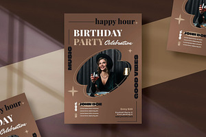 Birthday Flyer Template, a Flyer Template by Hubzway