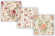 Rococo Toile Digital Paper Pack, a Pattern Graphic by FloridPrintables (Thumbnail 3 of 9)