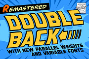 Double Back - retro sci-fi logo font, a Font by Comicraft Fonts