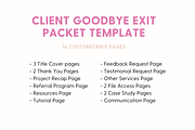 Client Exit Packet Template | Canva, a Templates & Theme by The Template Lounge (Thumbnail 5 of 7)