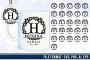 Floral Alphabet Monogram Letter SVG, a Graphic by D2PUTRI (Thumbnail 15 of 27)